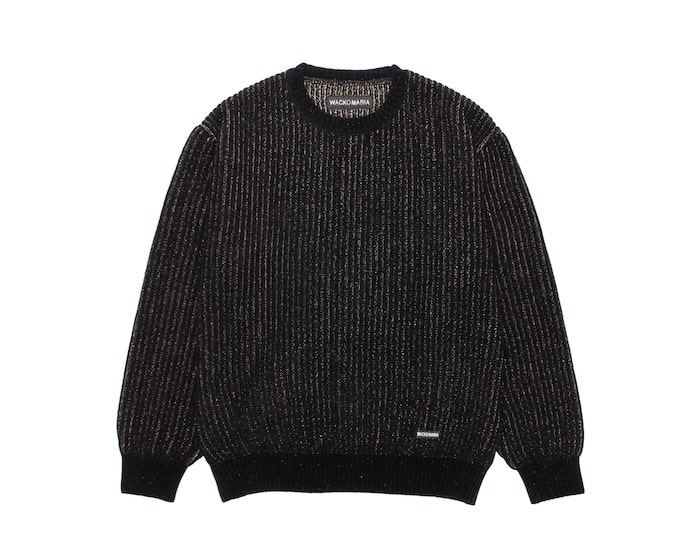 WACKO MARIA(ワコマリア)｜GLITTER CREW NECK SWEATER｜正規通販取扱店