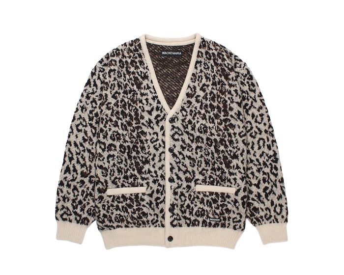 WACKO MARIA(ワコマリア)｜LEOPARD MOHAIR CARDIGAN ｜正規通販