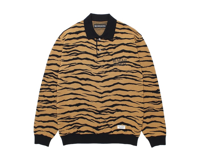 WACKO MARIA(ワコマリア)｜TIGER KNIT POLO SHIRT｜正規通販取扱店 In