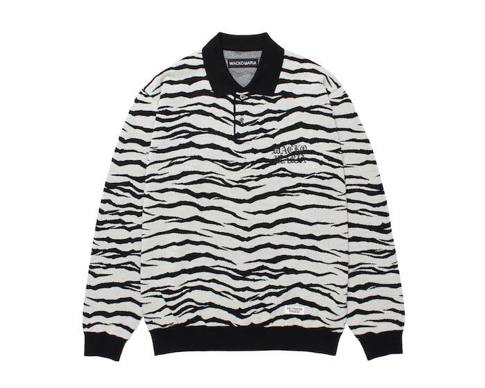 WACKO MARIA(ワコマリア)｜TIGER KNIT POLO SHIRT｜正規通販取扱店 In