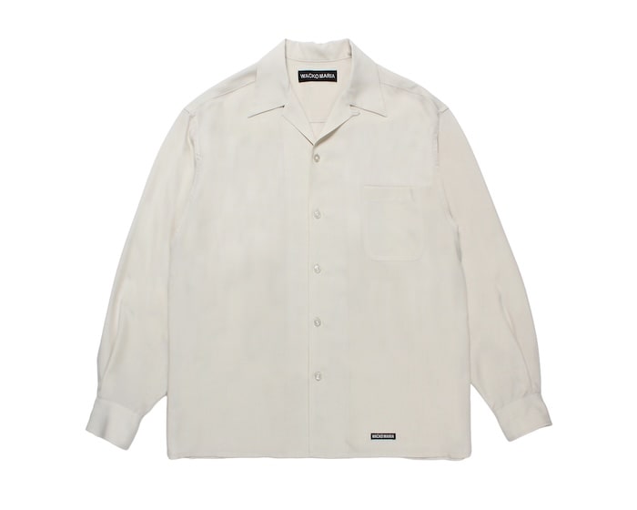 WACKO MARIA×TIM LEHI HEAVY WEIGHT ホワイト L WACKO MARIA/TIM LEHI / WASHED HEAVY WEIGHT LONG SLEEVE T