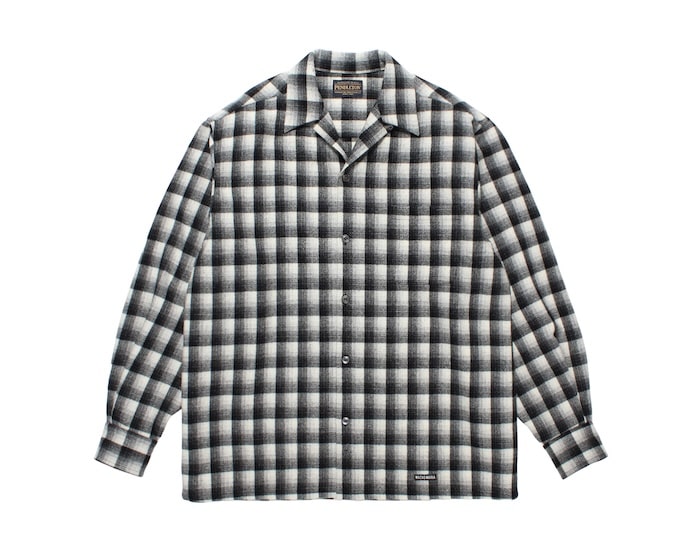 WACKO MARIA(ワコマリア)｜PENDLETON / WOOL OMBRE CHECK OPEN COLLAR