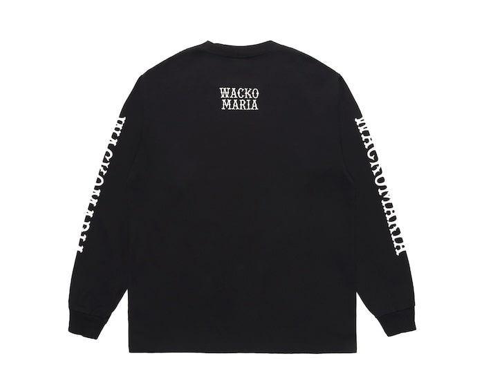 ワコマリア ウォッシュド ヘビー ウエイト クルーネック 長袖 Tシャツ L ワコマリア ウォッシュド ヘビー ウエイト クルーネック 長袖 T