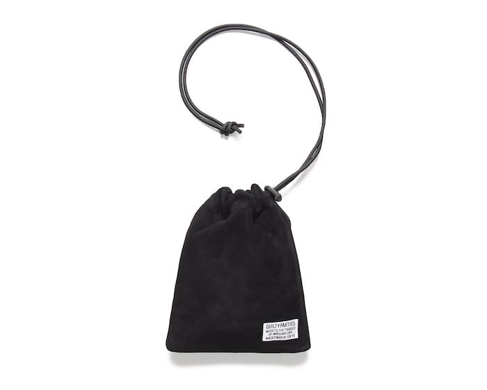 WACKO MARIA(ワコマリア)｜SUEDE LEATHER SHOULDER POUCH｜正規