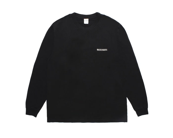 WACKO MARIA WASHED HEAVY WEIGHT CREW NECK LONG SLEEVE T-SHIRT