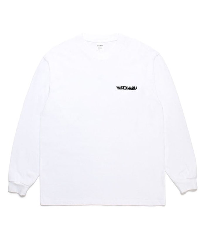 WACKOMARIA LONG SLEEVE T-SHIRT ロンT 白　M WACKO MARIA(ワコマリア)｜WASHED HEAVY WEIGHT CREW NECK LONG