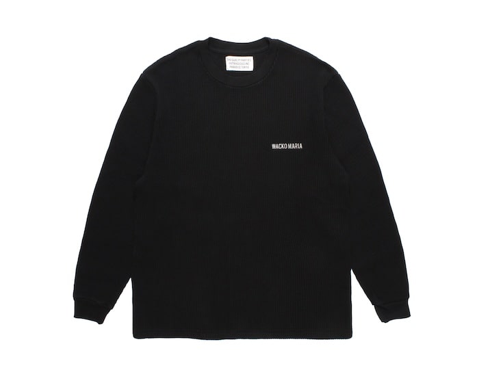 黒XXL【WACKOMARIA】STANDARD TEE／新品タグ付／送料込 WACKOMARIA《ワコマリア》WASHED HEAVY WEIGHT CREW NECK T
