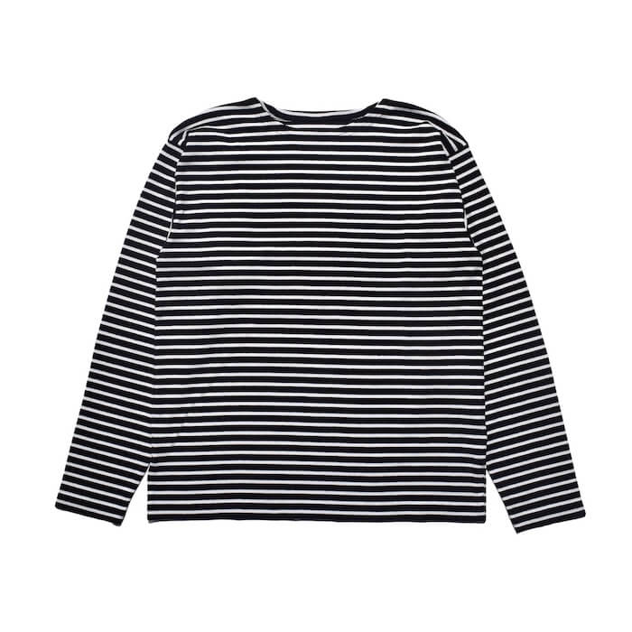 MINEDENIM Marine Border L.S Boatneck Pullover