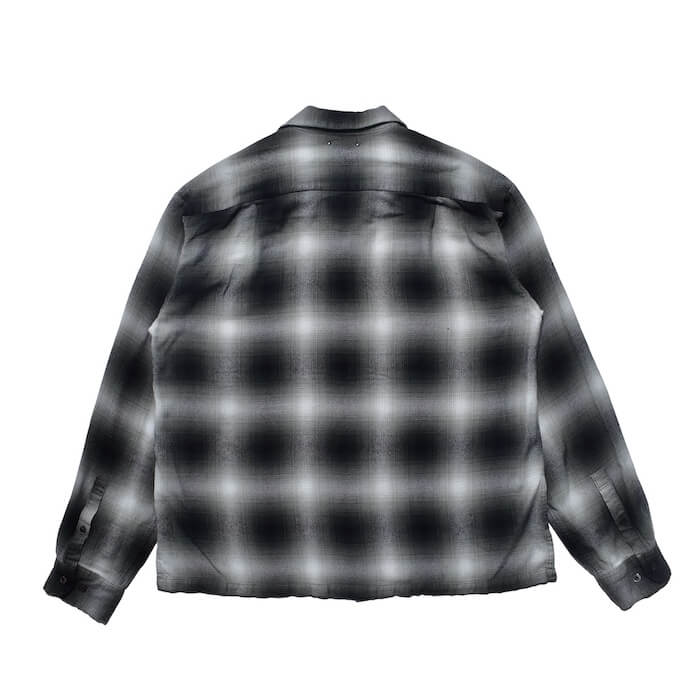 MINEDENIM(マインデニム)｜R.Flannel Ombre Open Collar SH｜正規通販