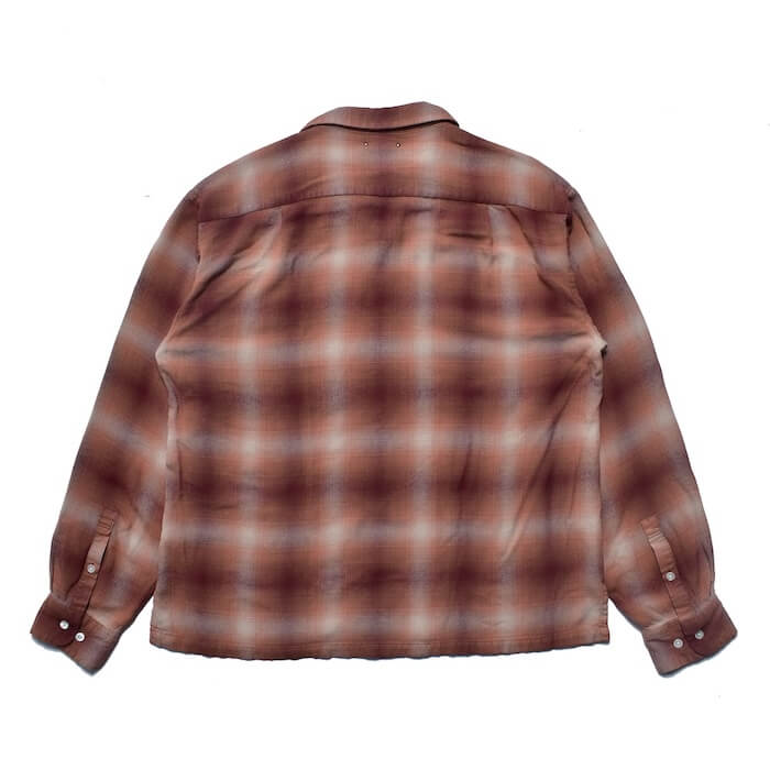 MINEDENIM(マインデニム)｜R.Flannel Ombre Open Collar SH｜正規通販