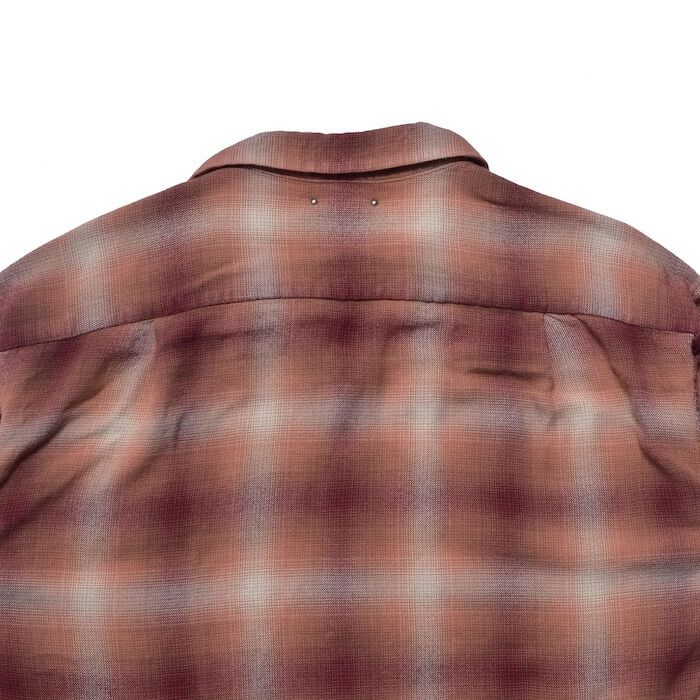 MINEDENIM(マインデニム)｜R.Flannel Ombre Open Collar SH｜正規通販