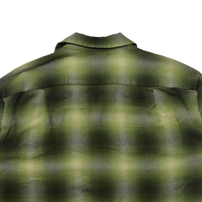 MINEDENIM(マインデニム)｜R.Flannel Ombre Open Collar SH｜正規通販