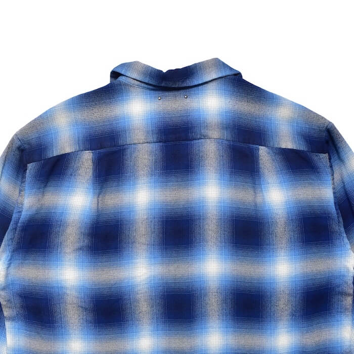 MINEDENIM(マインデニム)｜R.Flannel Ombre Open Collar SH｜正規通販