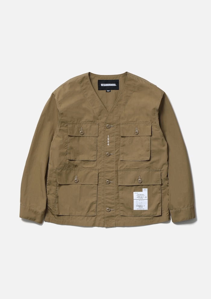 NEIGHBORHOOD(ネイバーフッド)｜NO COLLAR UTILITY JACKET｜正規通販