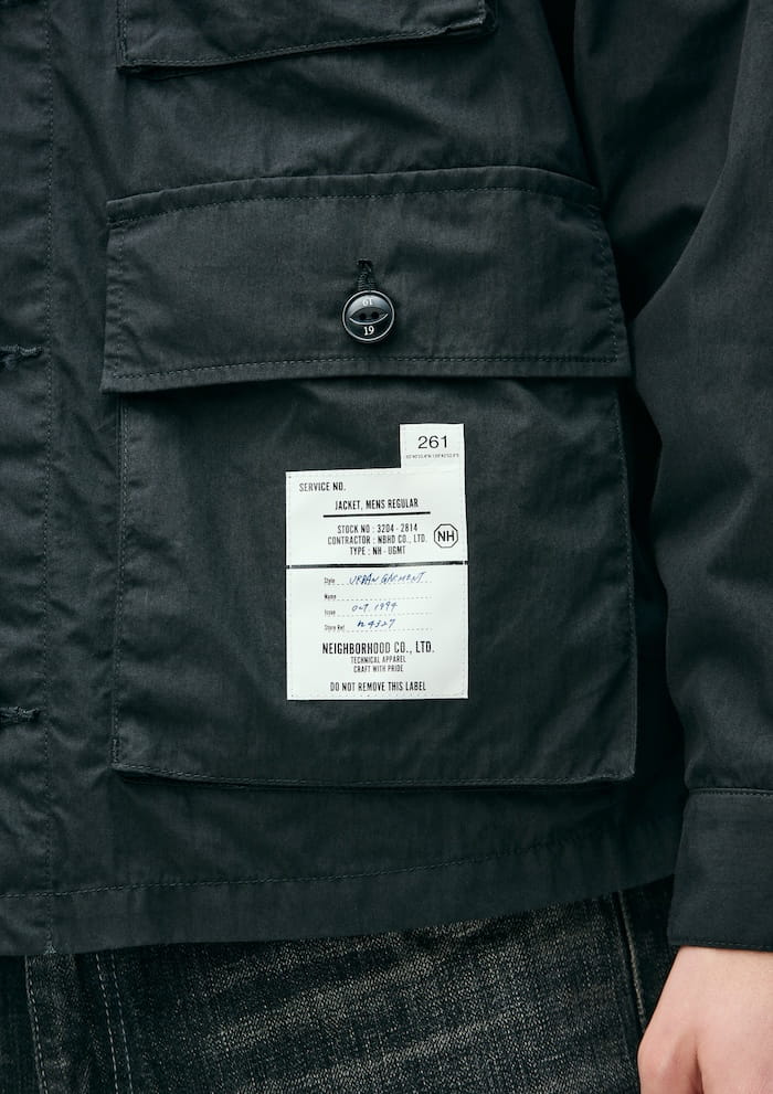 NEIGHBORHOOD(ネイバーフッド)｜NO COLLAR UTILITY JACKET｜正規通販