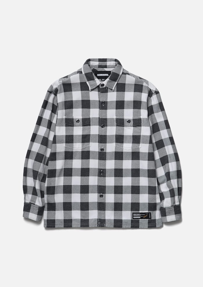 NEIGHBORHOOD(ネイバーフッド)｜GARMENT DYED BLOCK CHECK SHIRT LS