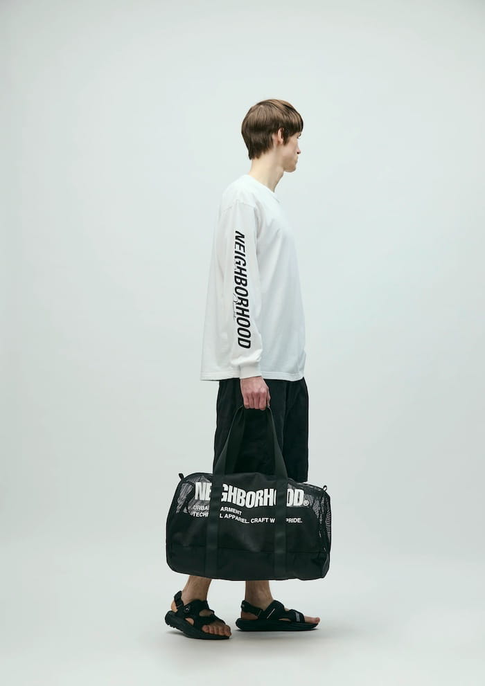 NEIGHBORHOOD MESH BOSTON BAG ネイバーフッド NEIGHBORHOOD(ネイバーフッド)｜MESH BOSTON BAG｜正規通販取扱店 In STATE