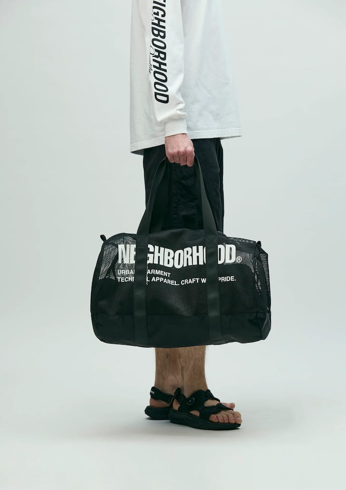 NEIGHBORHOOD(ネイバーフッド)｜MESH BOSTON BAG｜正規通販取扱店 In STATE