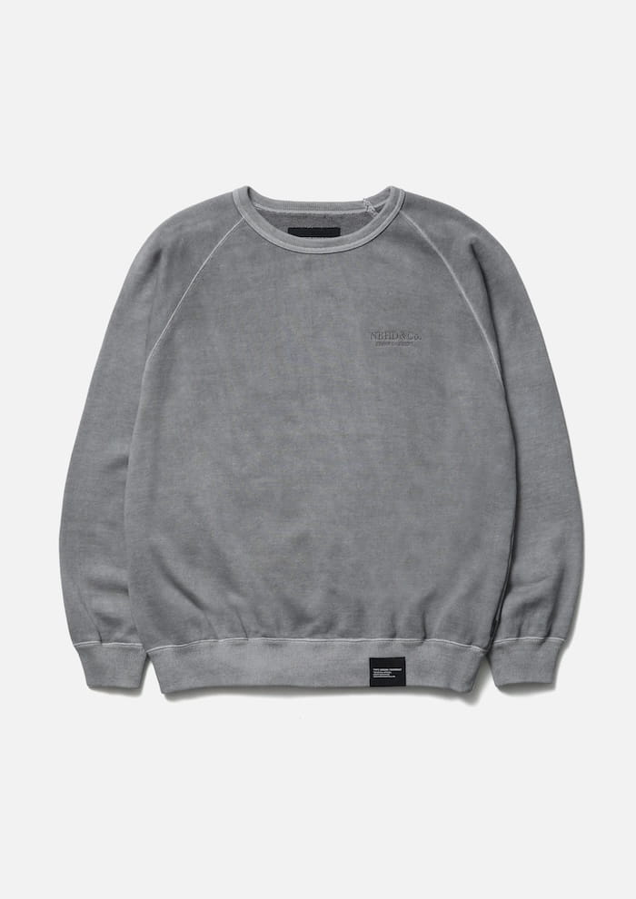 NEIGHBORHOOD PIGMENT DYED SWEAT SHIRT LS