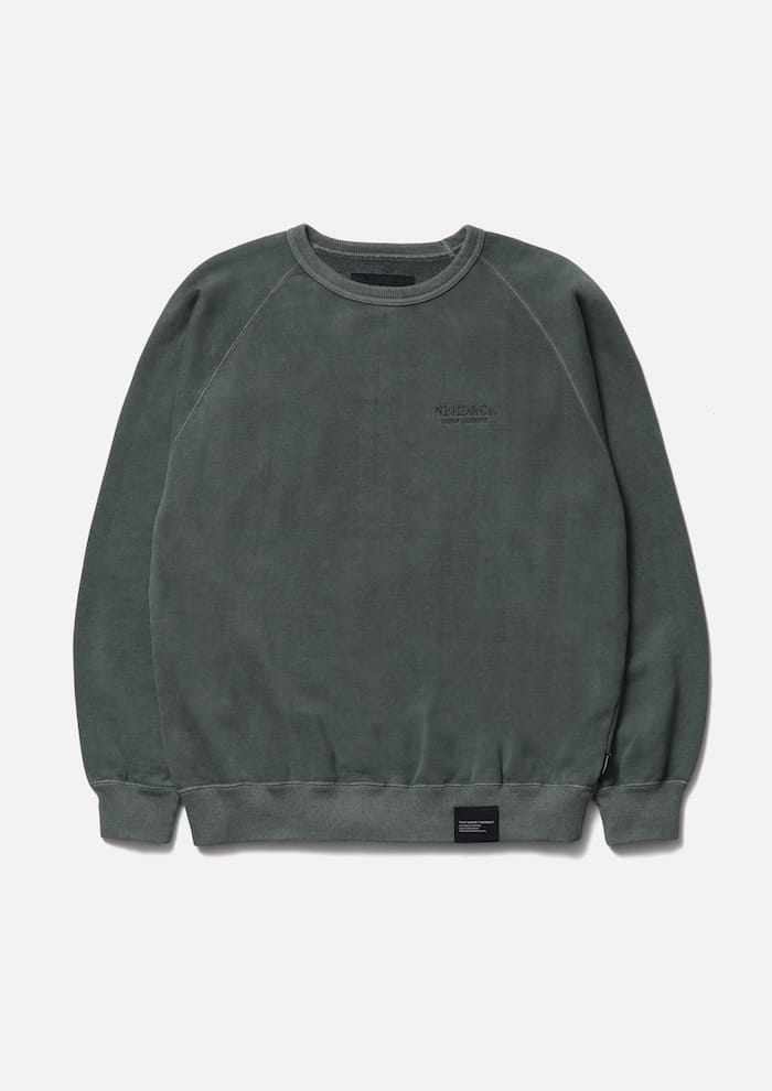 NEIGHBORHOOD(ネイバーフッド)｜PIGMENT DYED SWEAT SHIRT LS｜正規