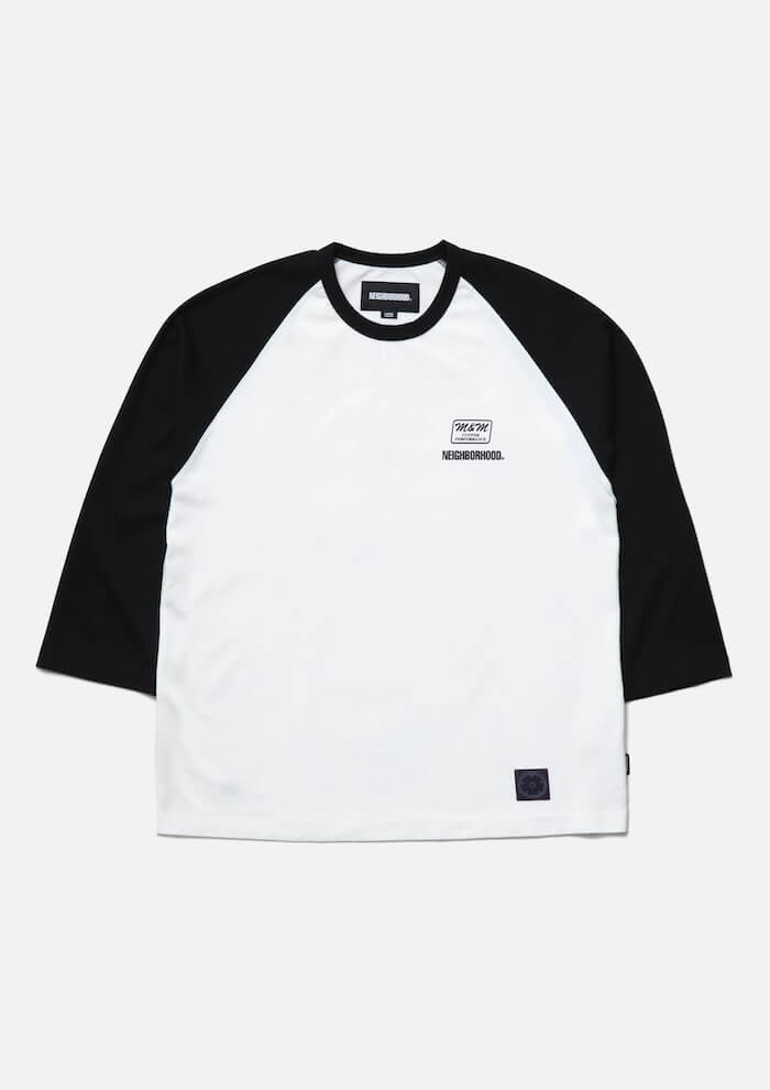 NEIGHBORHOOD NH X M&amp;M . CLASSIC RAGLAN 3Q