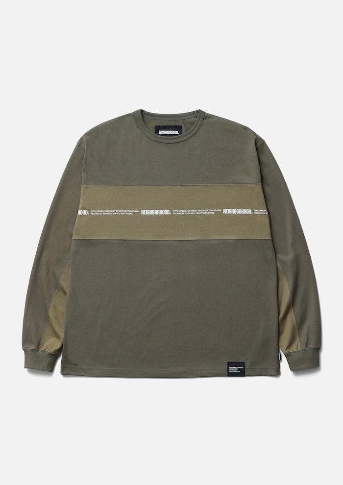 NEIGHBORHOOD(ネイバーフッド)｜TWO-TONE CREWNECK LS｜正規通販取扱店