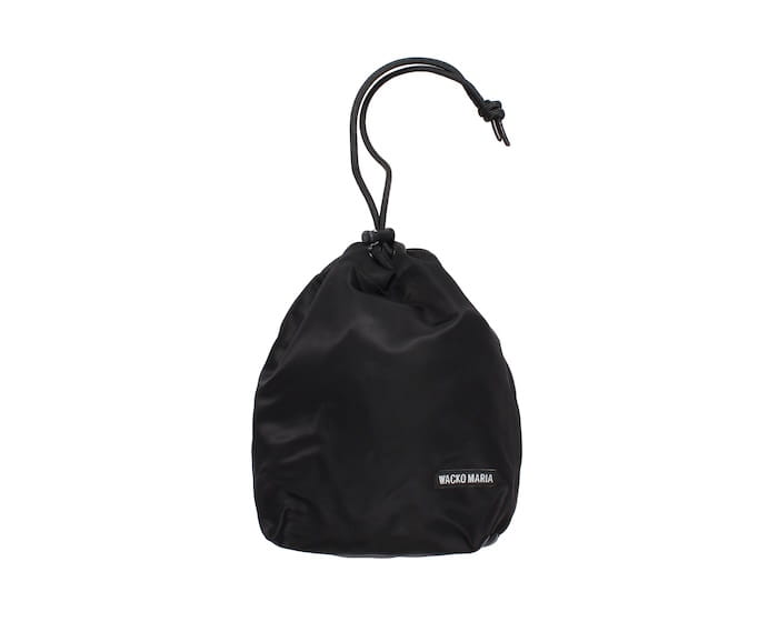 WACKO MARIA NYLON DRAWSTRING POUCH