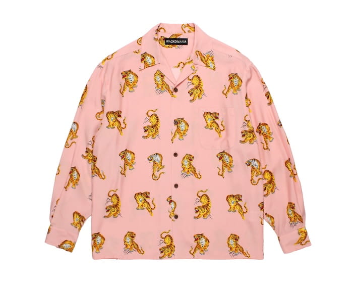 WACKO MARIA TIM LEHI / HAWAIIAN SHIRT L/S