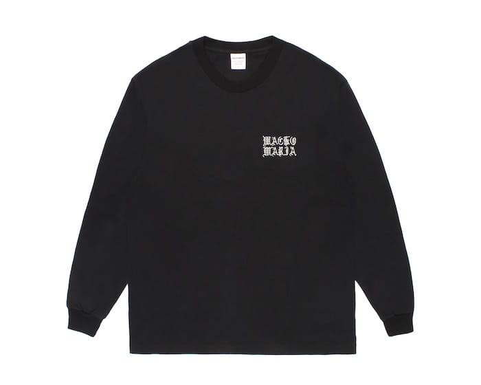 WACKO MARIA WASHED HEAVY WEIGHT CREW NECK LONG SLEEVE T-SHIRT ( TYPE-2 )