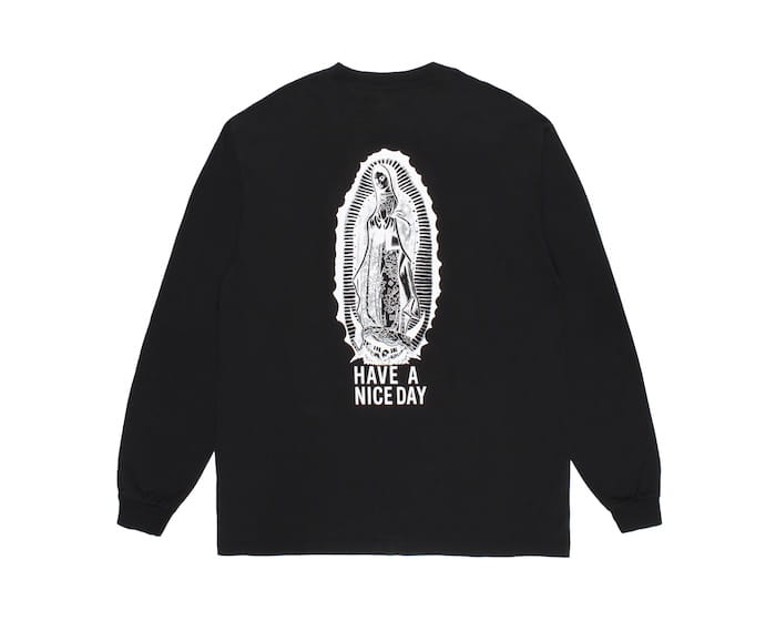 WACKO MARIA WASHED HEAVY WEIGHT CREW NECK LONG SLEEVE T-SHIRT ( TYPE-1 )