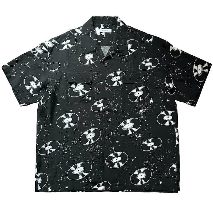 exodus SPACE VINYL RECORD HAWAIIAN SHIRT