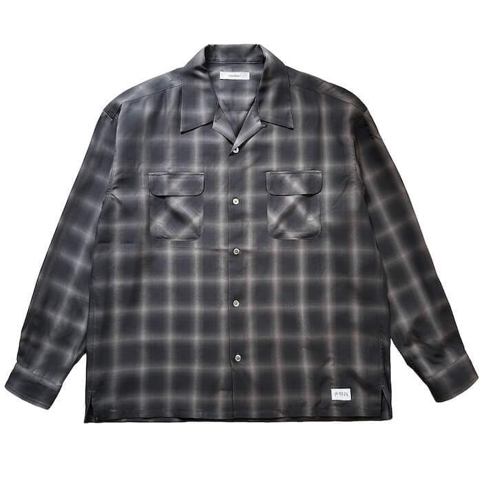 EXODUS RAYON OMBRE CHECK SHIRTS エクソダス exodus(エクソダス)｜RAYON OMBRE CHECK L/S SHIRT｜正規通販取扱店 In