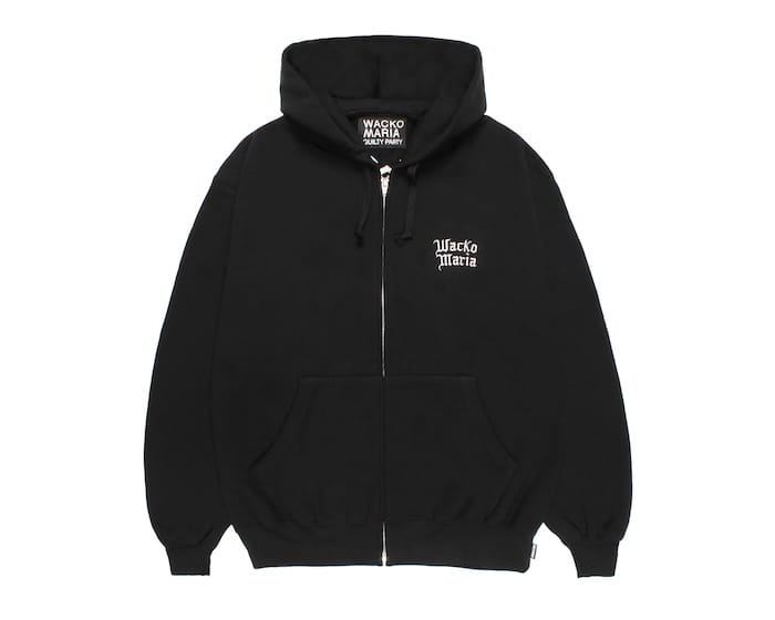 WACKO MARIA HEAVY WEIGHT FULL ZIP HOODED SWEAT SHIRT