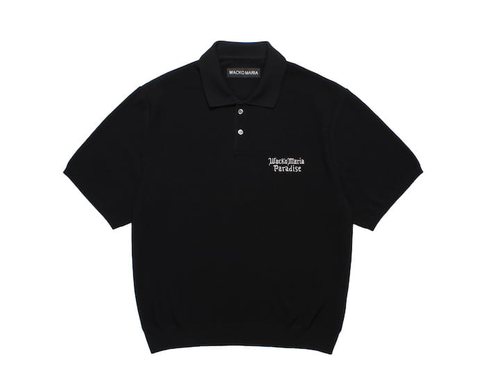 WACKO MARIA KNIT POLO SHIRT