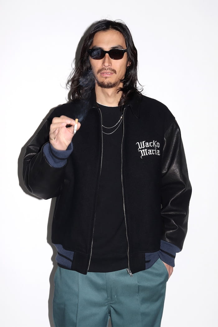 WACKO MARIA(ワコマリア)｜LEATHER VARSITY JACKET ( TYPE-2 )｜正規