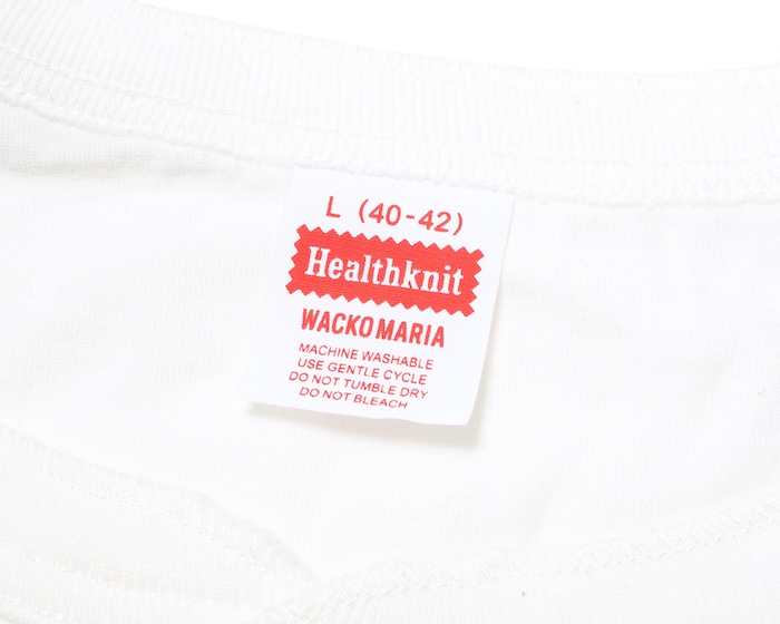 WACKO MARIA(ワコマリア)｜HEALTHKNIT / HENRY NECK T-SHIRT ｜正規