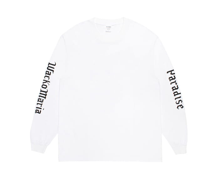 WACKO MARIA WASHED HEAVY WEIGHT CREW NECK LONG SLEEVE T-SHIRT ( TYPE-1 )