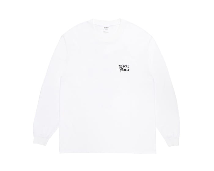 WACKO MARIA WASHED HEAVY WEIGHT CREW NECK LONG SLEEVE T-SHIRT ( TYPE-4 )