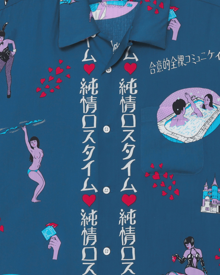 Eanbe(いあんべ)｜純情ロスタイム L/S SHIRT / NAVY｜正規通販