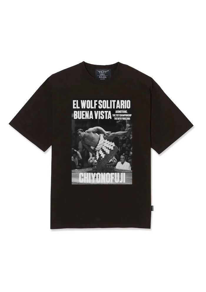 BUENA VISTA 千代の富士×BUENA VISTA / El wolf solitario tee dos