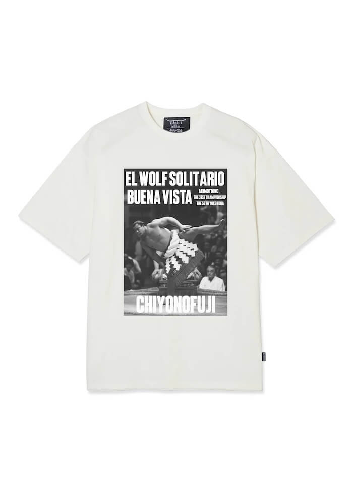 BUENA VISTA 千代の富士×BUENA VISTA / El wolf solitario tee dos