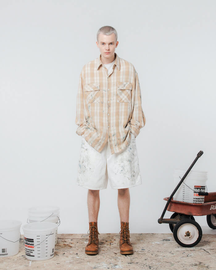 BOW WOW(バウワウ)｜PAINTED PAINTER FLANNEL SHIRT｜正規通販取扱店