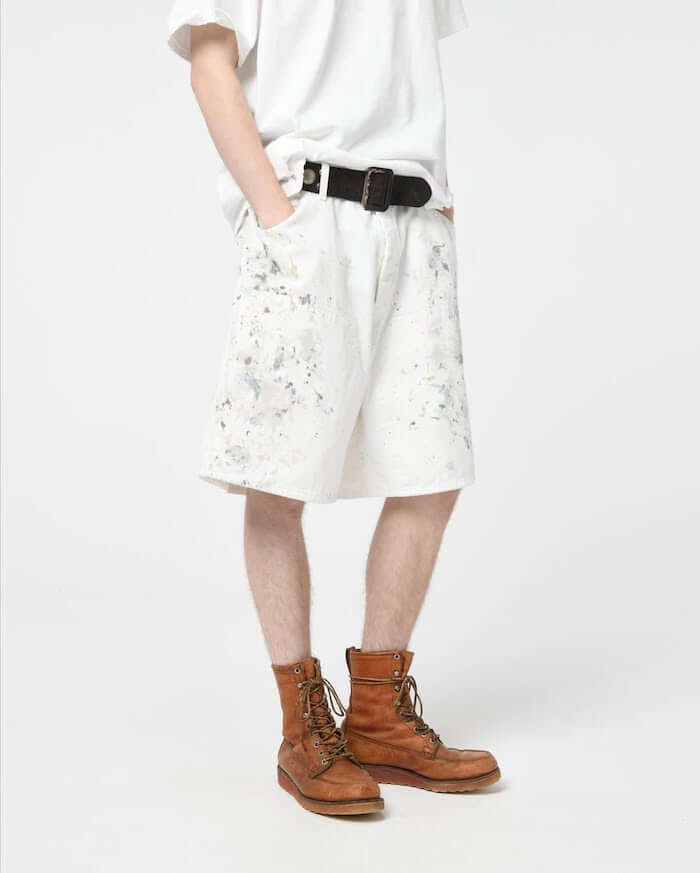 パンツ 25SS BOWWOW PAINTER'S SPLATTER SHORTS/L BOWWOW （バウワウ） 