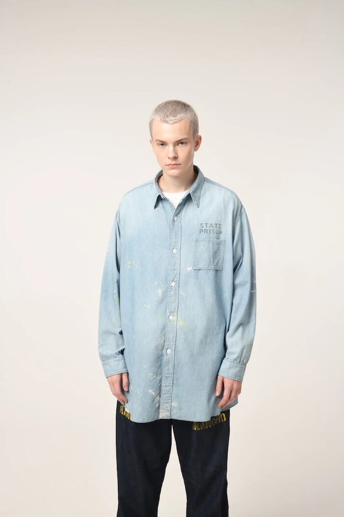 BOW WOW(バウワウ)｜STATE PRISON CHAMBRAY SHIRT｜正規通販取扱店 In
