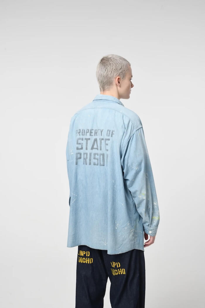 BOW WOW(バウワウ)｜STATE PRISON CHAMBRAY SHIRT｜正規通販取扱店 In