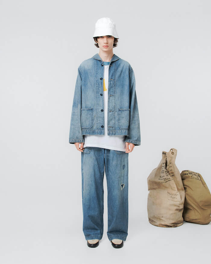 BOW WOW(バウワウ)｜USN M44 DUNGAREE TROUSERS, SIDE SEAMLESS｜正規 