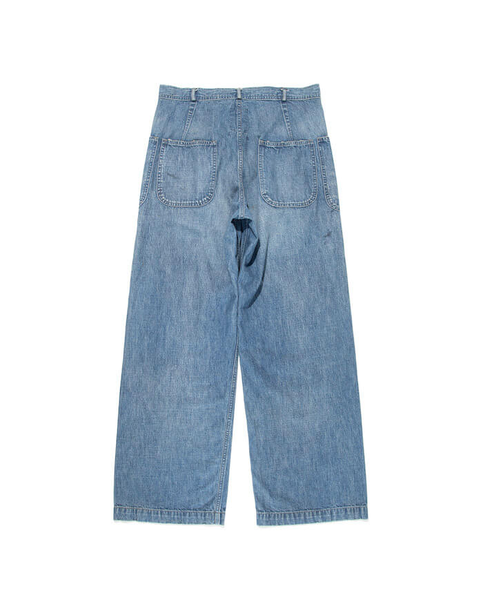BOW WOW バウワウ　デニム　カットオフ　ショーツ　L BOW WOW バウワウ SS25 DENIM CUT OFF SHORTS / IND AGING - NUBIAN