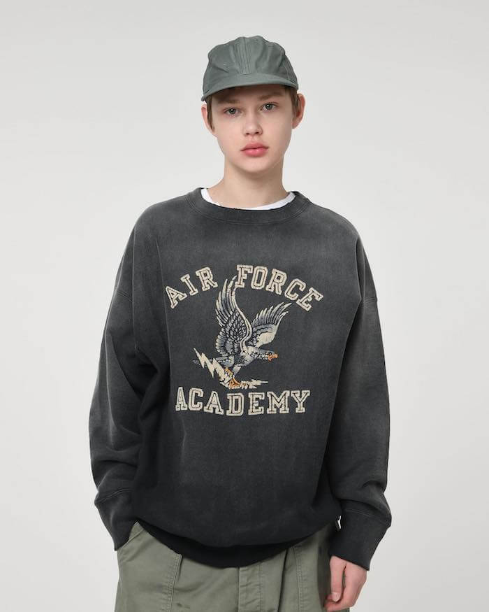 BOW WOW(バウワウ)｜U.S. AIR FORCE EAGLE SWEATSHIRT AGED｜正規通販 
