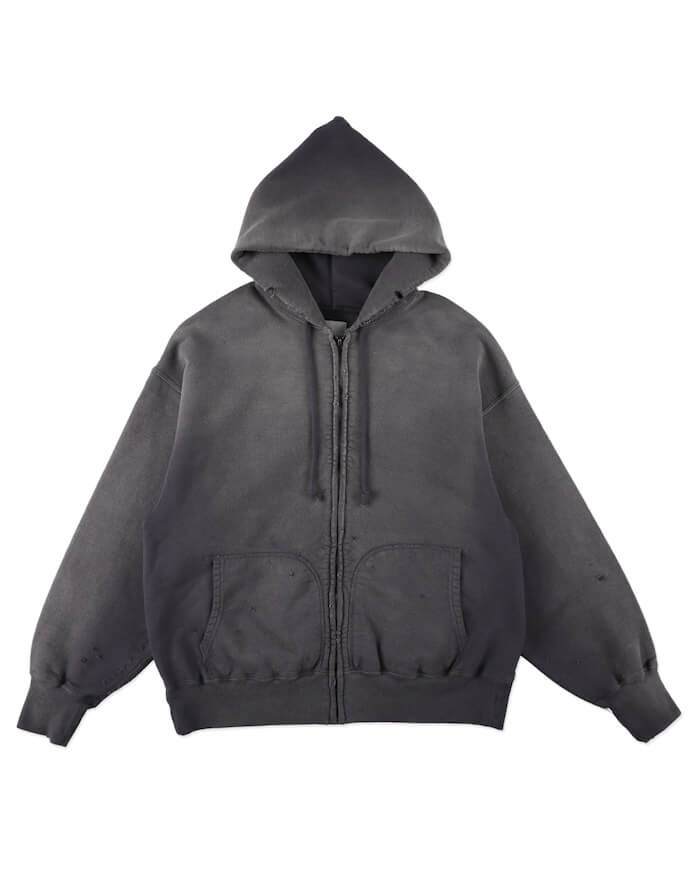BOW WOW WEATHERED ZIP HOODIE