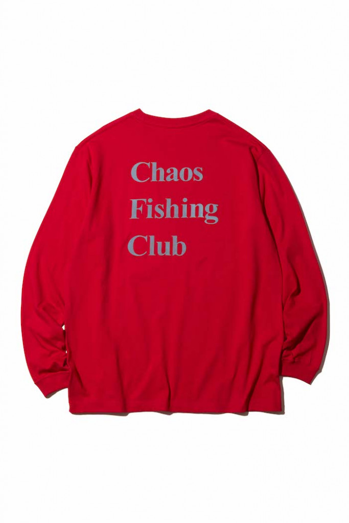 トップス CHAOS FISHING CLUB OG LOGO L/S TEE L Chaos Fishing Club - LOGO L/S TEE / WHITE | Stripe Online Store